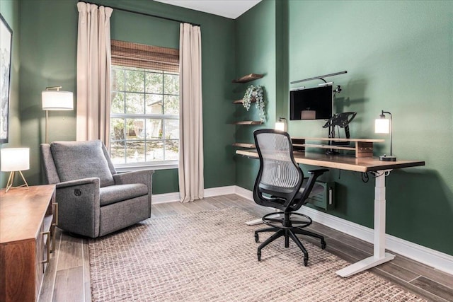 9003 Jodie Ln, Austin, TX 78748 - office space with wood finished floors and baseboards