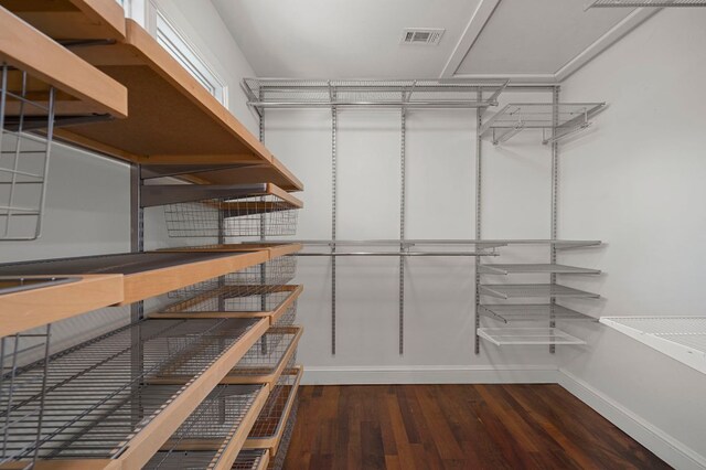 7603 Rustling Cv, Austin, TX 78731 - spacious closet featuring wood finished floors