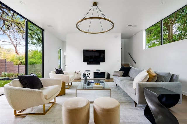 1411 Travis Heights Blvd, Austin, TX 78704 - living room featuring light wood-type flooring