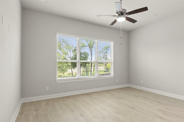 600 C-Bar Ranch Trl Unit 116, Cedar Park, TX 78613 - spare room with light wood-style floors and a ceiling fan