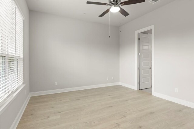 600 C-Bar Ranch Trl Unit 116, Cedar Park, TX 78613 - spare room with a ceiling fan and light wood-type flooring