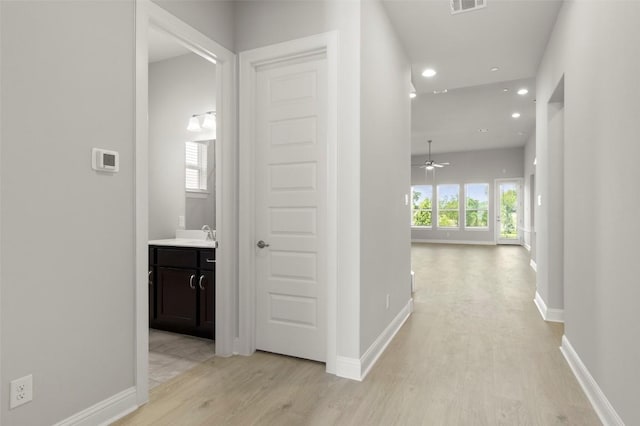 600 C-Bar Ranch Trl Unit 116, Cedar Park, TX 78613 - corridor featuring light wood finished floors and recessed lighting
