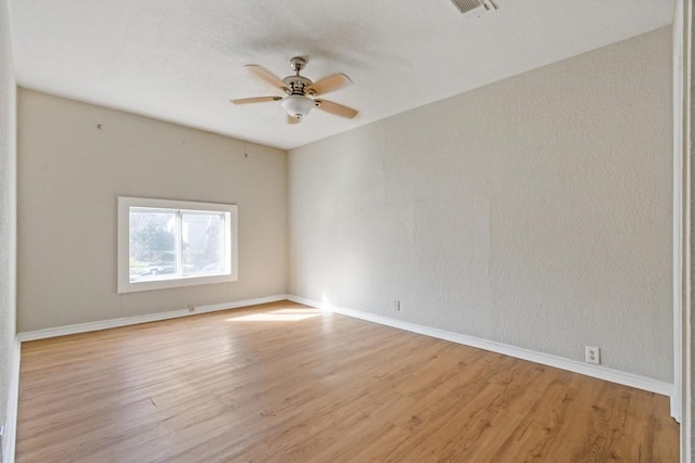 703 S 13th St, Copperas Cove, TX 76522 - empty room with a ceiling fan and light wood-style floors