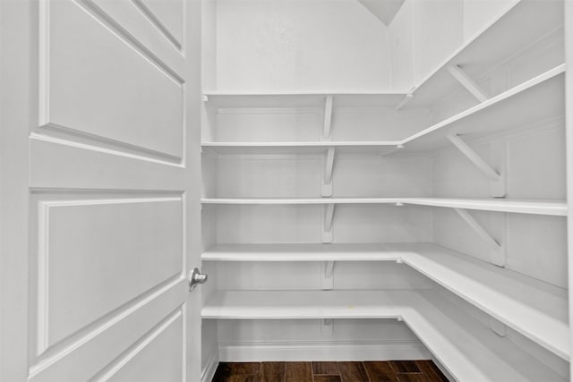 view of pantry