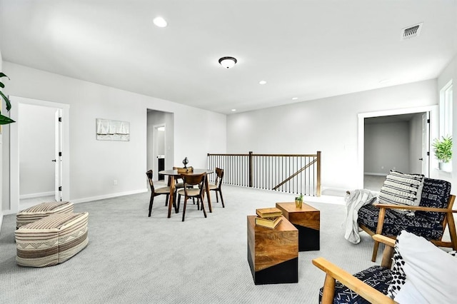 2316 Gold Dust Trl, Leander, TX 78641 - carpeted dining room with recessed lighting