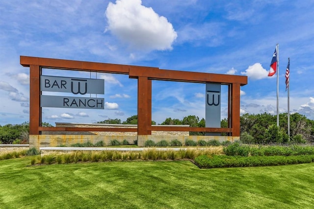 2316 Gold Dust Trl, Leander, TX 78641 - community sign with a lawn