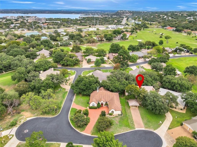 207 Lasso St, Horseshoe Bay, TX 78657 - aerial perspective of suburban area featuring a nearby body of water