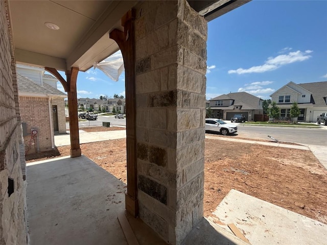 8213 Grenadier Dr, Austin, TX 78738 - view of patio featuring a residential view