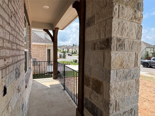 8213 Grenadier Dr, Austin, TX 78738 - covered porch featuring a residential view