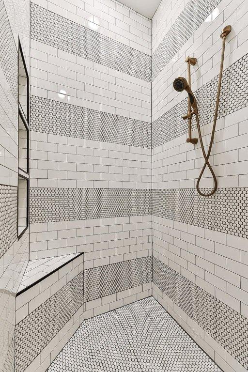 308 Somerset Hills Dr, Georgetown, TX 78633 - full bath featuring a tile shower