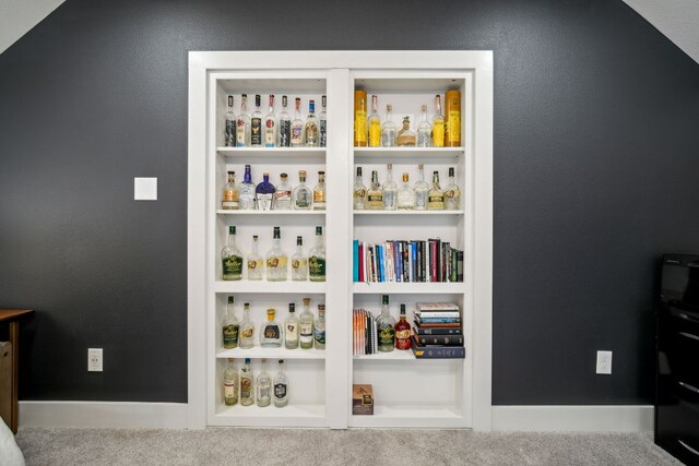 308 Somerset Hills Dr, Georgetown, TX 78633 - detailed view of a bar and carpet floors