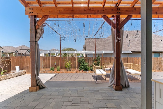 13601 Larrys Ln, Manchaca, TX 78652 - view of patio / terrace with a fenced backyard