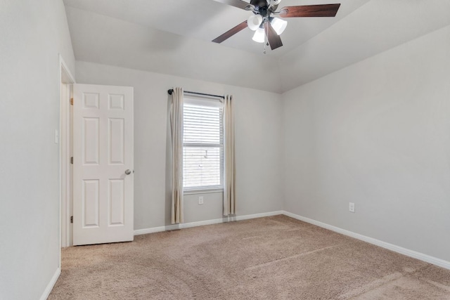 13601 Larrys Ln, Manchaca, TX 78652 - empty room featuring baseboards, carpet, and a ceiling fan