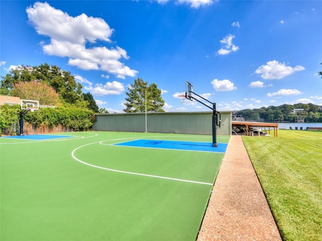 2610 Allston Ln, Austin, TX 78746 - view of basketball court with community basketball court and a yard