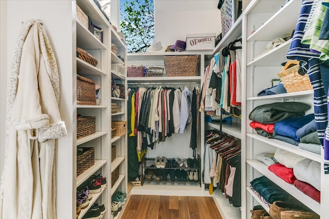 2010 Goodrich Ave Unit 8A, Austin, TX 78704 - spacious closet featuring wood finished floors