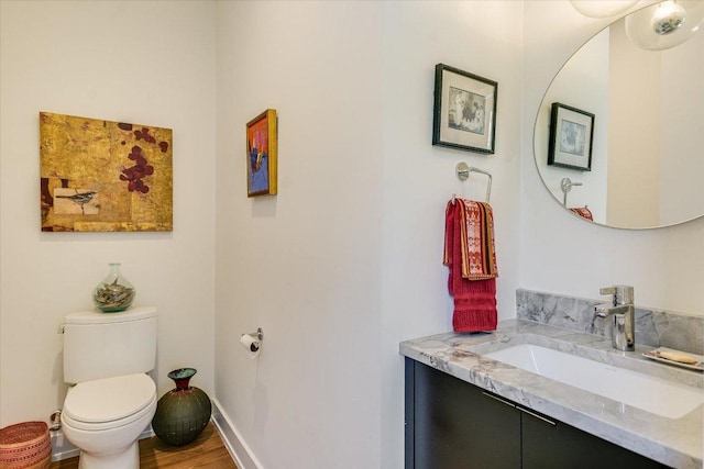 2010 Goodrich Ave Unit 8A, Austin, TX 78704 - bathroom with vanity and wood finished floors
