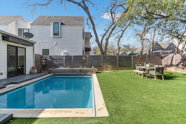 2010 Goodrich Ave Unit 8A, Austin, TX 78704 - view of swimming pool with a fenced backyard