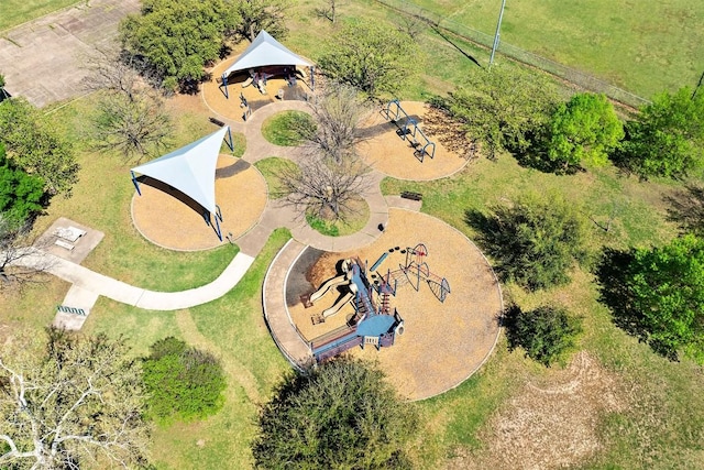 1908 Running Brook Dr, Austin, TX 78723 - bird's eye view of a recreational park