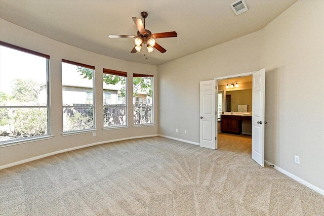 412 Madisons Way, Cedar Park, TX 78613 - spare room with a ceiling fan and light colored carpet