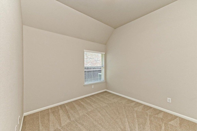 412 Madisons Way, Cedar Park, TX 78613 - carpeted spare room with baseboards and vaulted ceiling