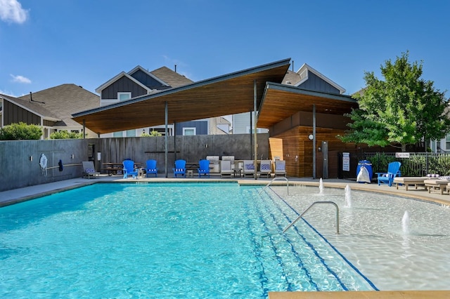 5400 Golden Canary Ln Unit 49, Austin, TX 78723 - community pool with fence and a patio