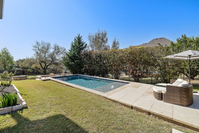 15089 Joseph Dr, Austin, TX 78734 - view of swimming pool with a fenced backyard and a patio
