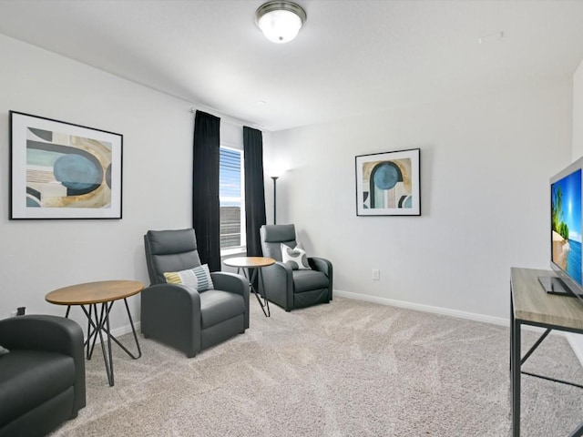 218 Pearland St, Hutto, TX 78634 - sitting room with carpet flooring and baseboards