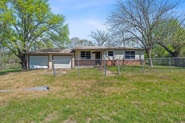 405 E Browning St, Manor, TX 78653 - single story home featuring stucco siding, a garage, and driveway