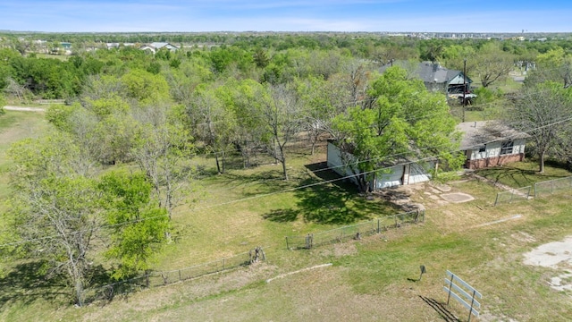 405 E Browning St, Manor, TX 78653 - view from above of property with a forest