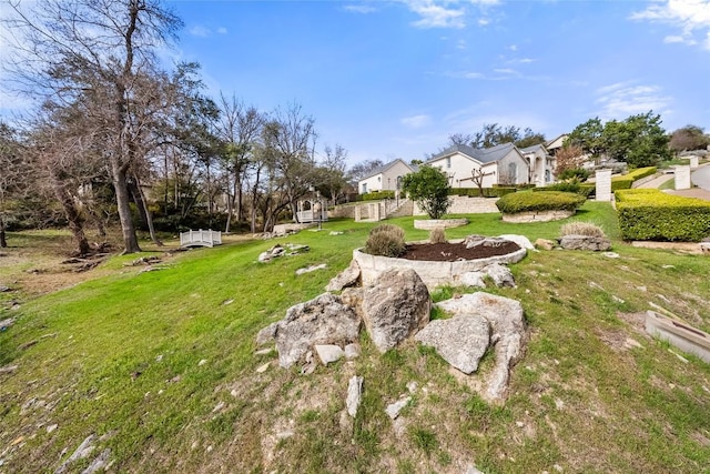 view of yard