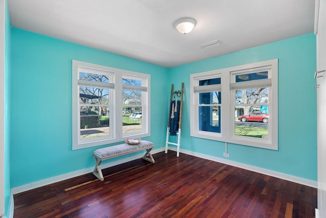 4419 Sinclair Ave, Austin, TX 78756 - empty room featuring dark wood finished floors and baseboards