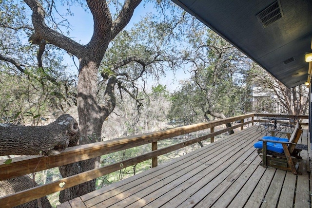 520 River Rapids Rd, Wimberley, TX 78676 - view of wooden terrace
