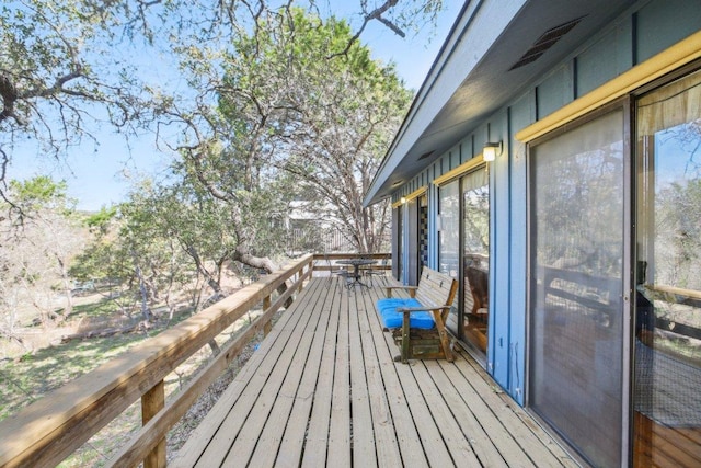 520 River Rapids Rd, Wimberley, TX 78676 - view of wooden deck