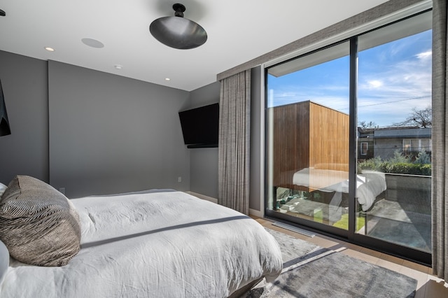 701 W Elizabeth St, Austin, TX 78704 - bedroom featuring floor to ceiling windows