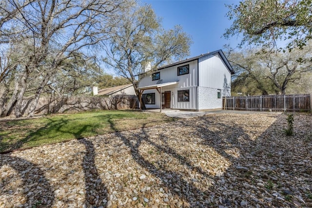 4209 Everest Ln, Austin, TX 78727 - back of house featuring a patio and a fenced backyard