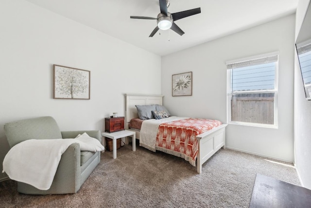 14128 Sandrock Bnd, Pflugerville, TX 78660 - bedroom with carpet and ceiling fan
