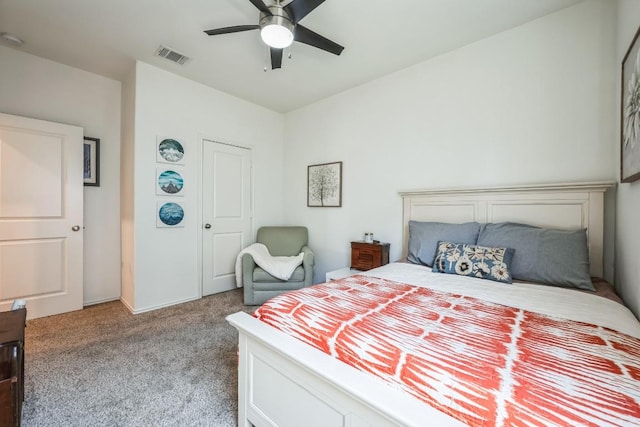14128 Sandrock Bnd, Pflugerville, TX 78660 - carpeted bedroom with ceiling fan