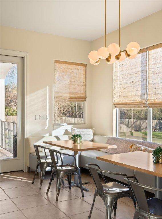 11801 Astoria Dr, Bee Cave, TX 78738 - tiled dining area with breakfast area