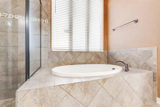 3519 Alexandrite Way, Round Rock, TX 78681 - full bath featuring a garden tub and tiled shower