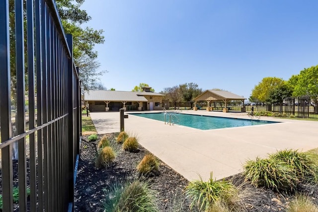 3519 Alexandrite Way, Round Rock, TX 78681 - community pool featuring a patio and a gazebo