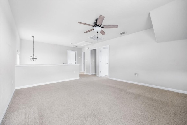 366 Eagle Brook Ln, Buda, TX 78610 - unfurnished room with light carpet and ceiling fan