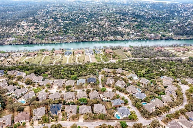 13229 Country Trails Ln, Austin, TX 78732 - aerial overview of property's location with a nearby body of water and nearby suburban area