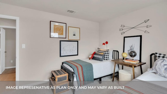 321 Heatherwood Ter, Marble Falls, TX 78654 - bedroom with visible vents