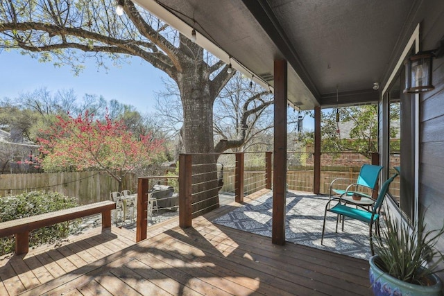 6608 Breezy Pass, Austin, TX 78749 - view of deck