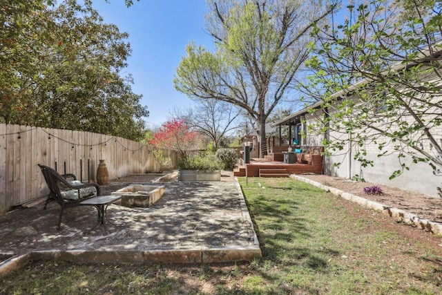 6608 Breezy Pass, Austin, TX 78749 - fenced backyard featuring a patio and a deck