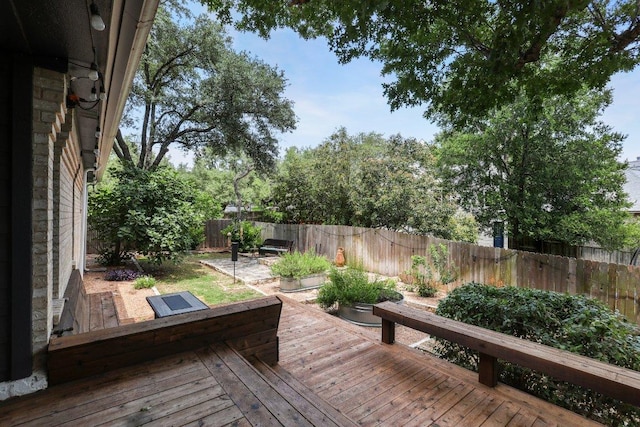6608 Breezy Pass, Austin, TX 78749 - wooden deck featuring a fenced backyard