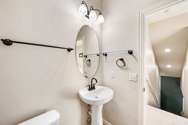 bathroom with toilet