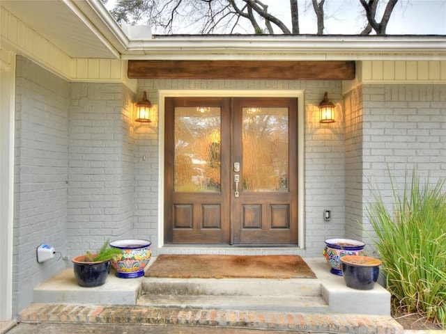 306 Briarwood Trl, Austin, TX 78746 - view of exterior entry with brick siding