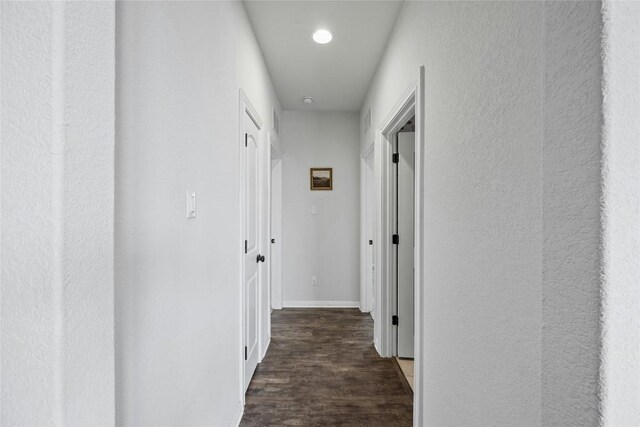 200 Isabella Way, Liberty Hill, TX 78642 - hall with wood finished floors and recessed lighting