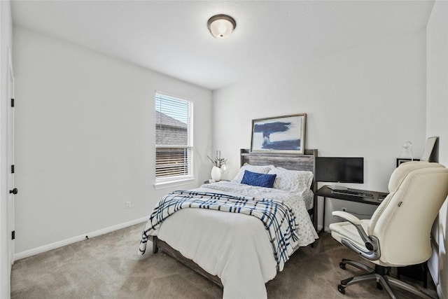 200 Isabella Way, Liberty Hill, TX 78642 - bedroom with carpet, an office area, and baseboards